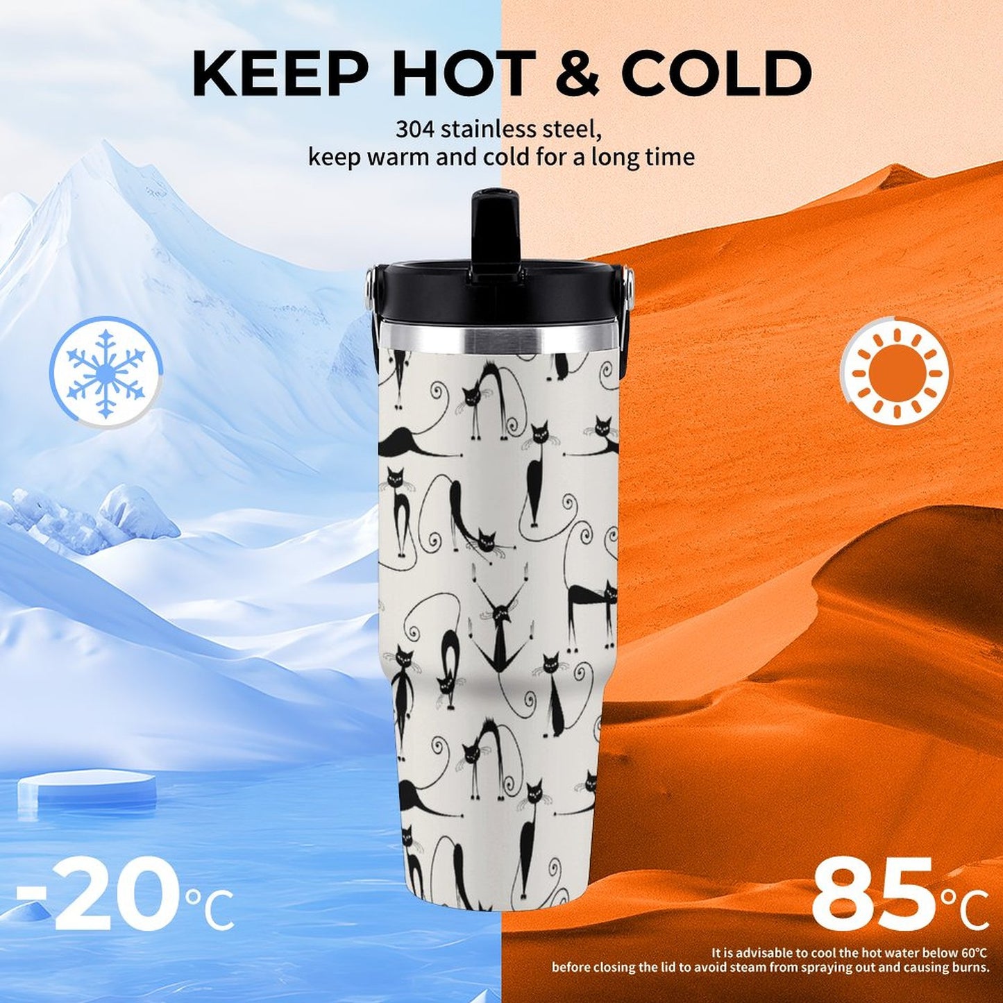 30oz Car Cup with Handle