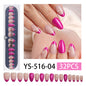 "Champagne Gold 3D Swirls" - Elegant 32Pcs Press-On Nails Set – Image 9