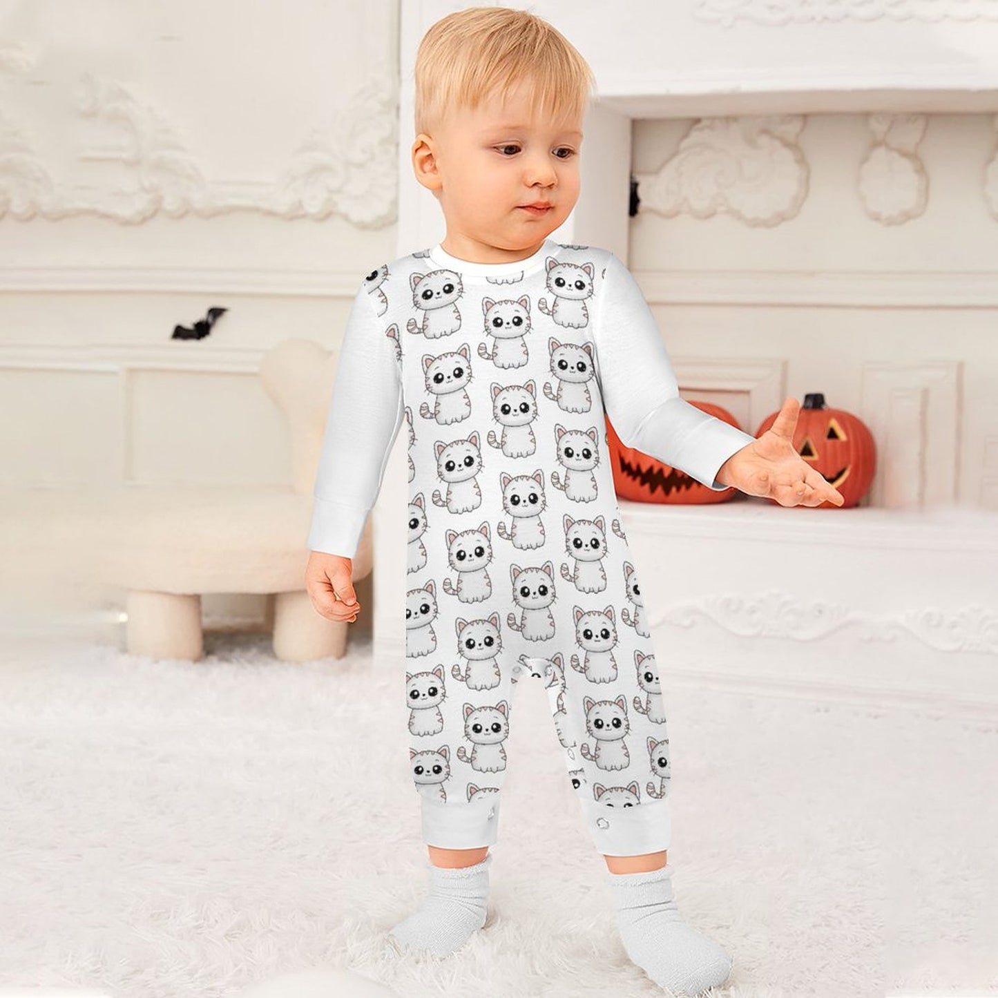 Cats Baby Romper