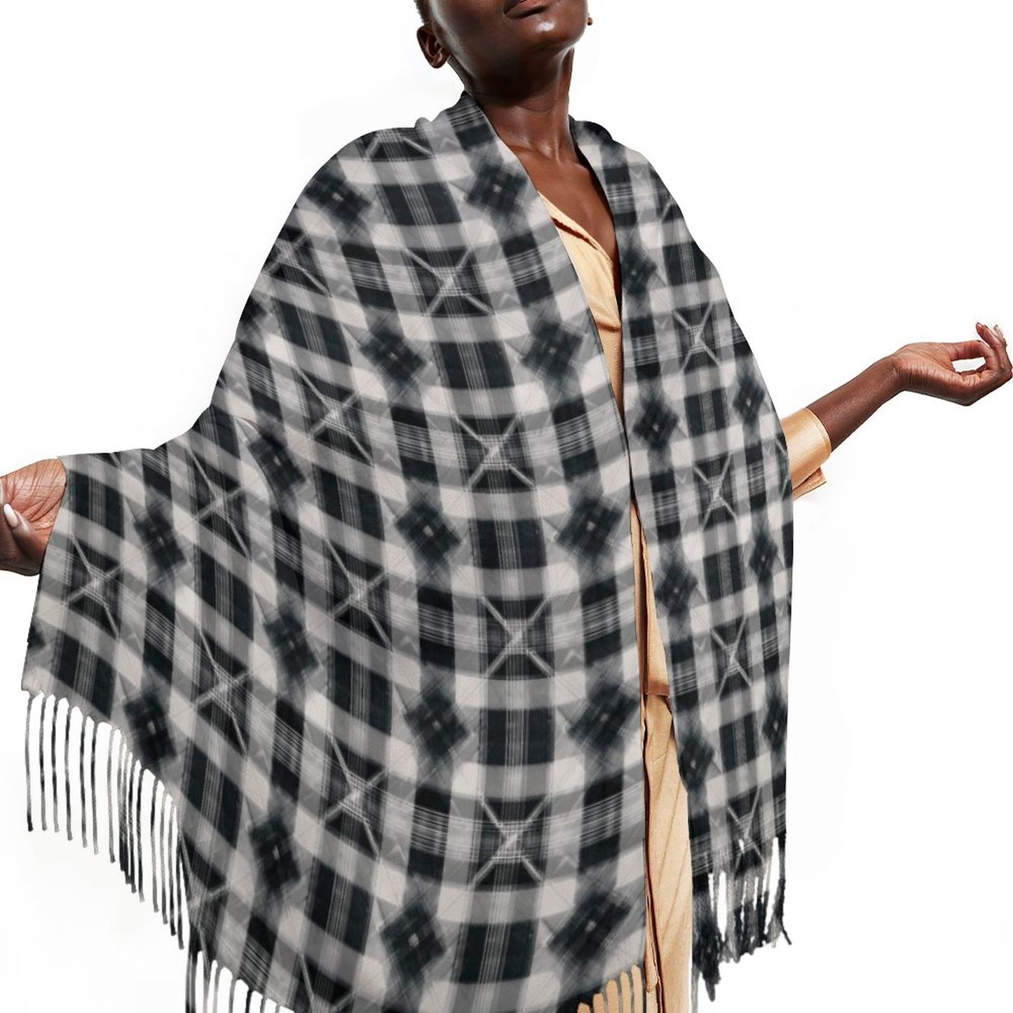 Cashmere-like Tassel Scarf
