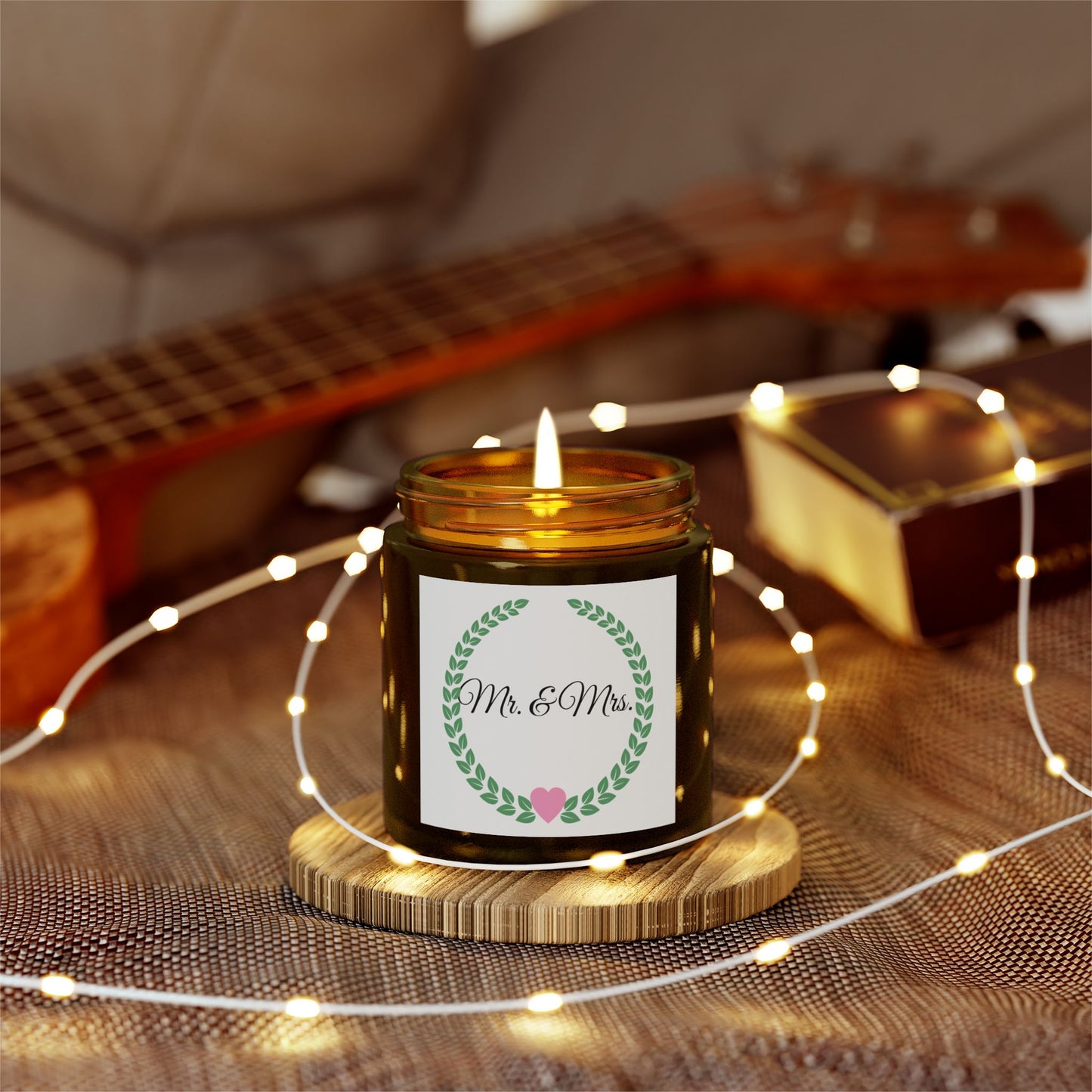 Mr & Mrs Scented Candles - Perfect Wedding Favor, Bridal Shower Gift, Home Décor, Engagement Celebration