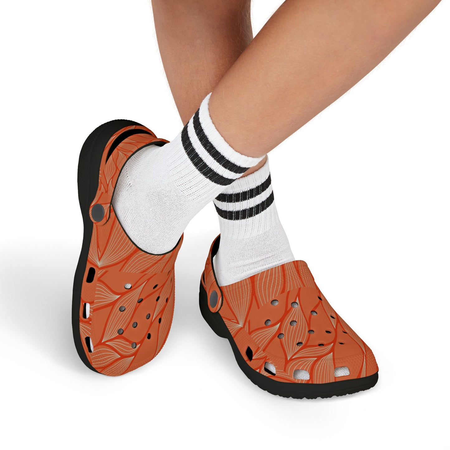 Bright Tropical Kid's EVA Foam Clogs, Fun Garden Shoes, Summer Footwear, Playtime Sandals, Perfect for Kids' Outdoor Adventures