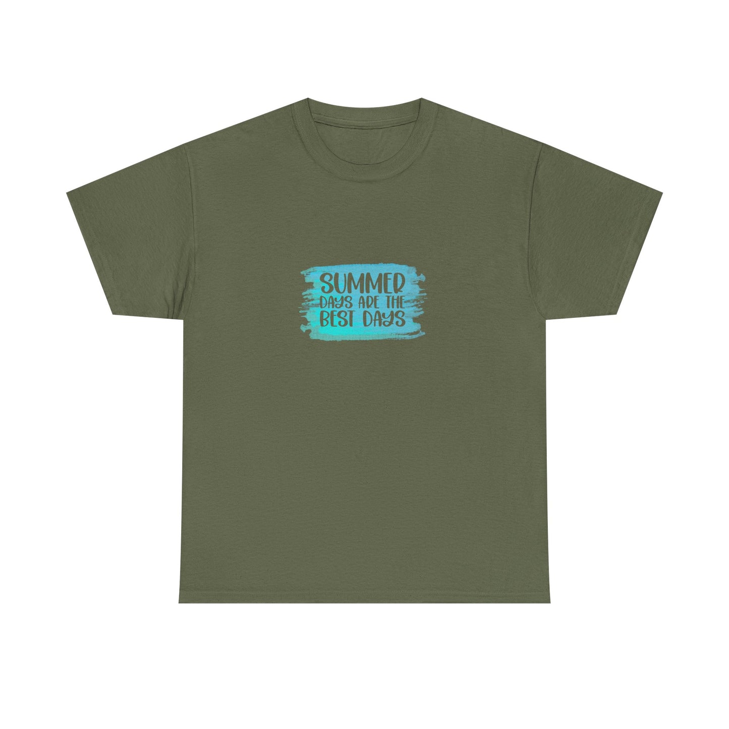 Summer Vibes Unisex Heavy Cotton Tee, Casual Wear, Graphic Tee, Gift for Friends, Festival Clothing, Summer Celebration