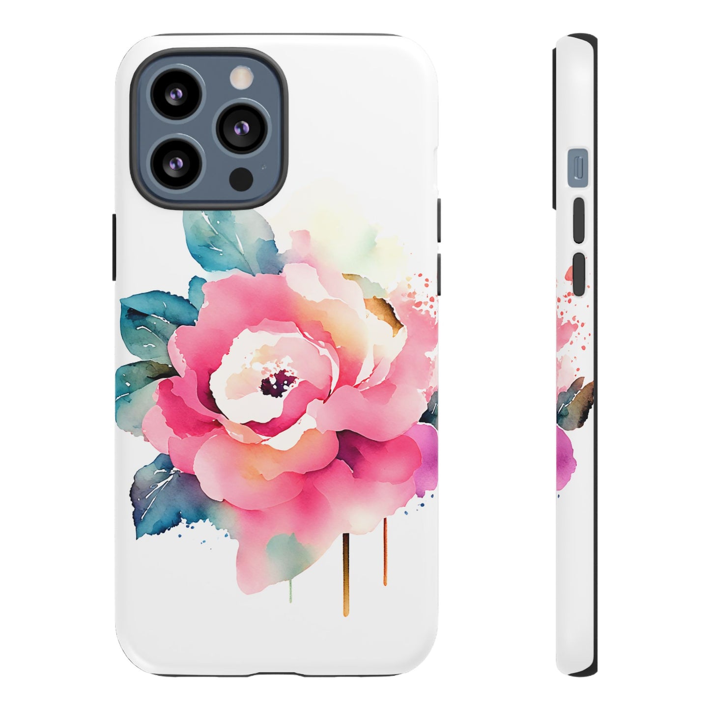 Floral Phone Case - Vibrant Rose Design