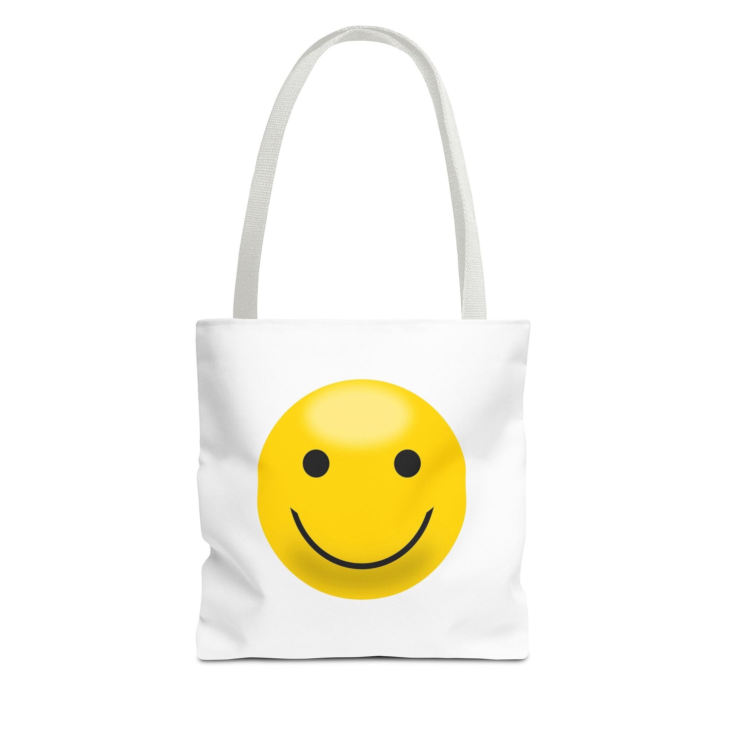 Smiley Face Tote Bag, Eco-Friendly Shopping Bag