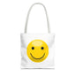 Smiley Face Tote Bag, Eco-Friendly Shopping Bag