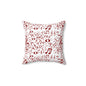 Musical Note Throw Pillow – Perfect for Music Lovers, Home Decor, Gift for Musicians, Cozy Accent, Square Plush Cushion