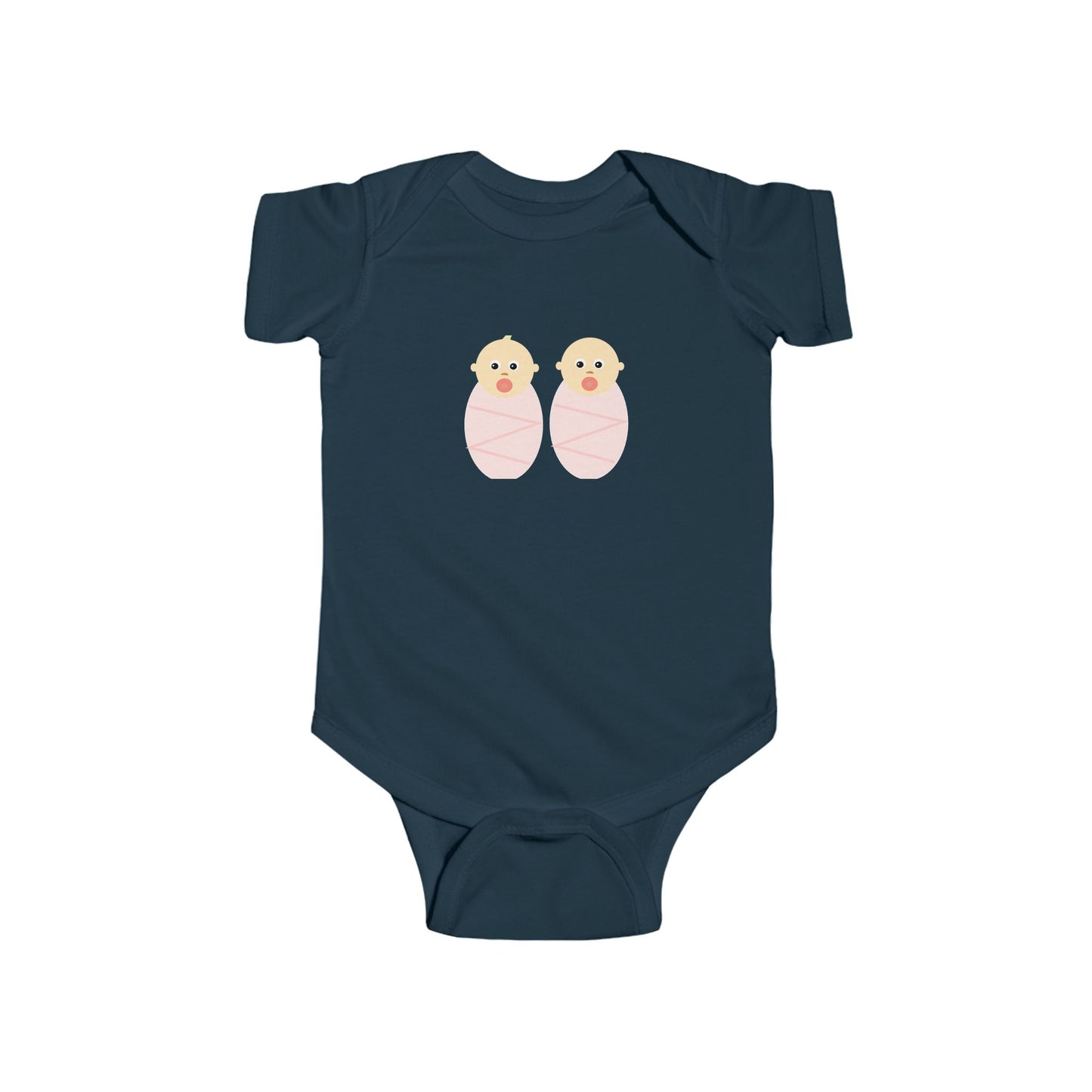 Cute Baby Bodysuit with Swaddled Chick Design