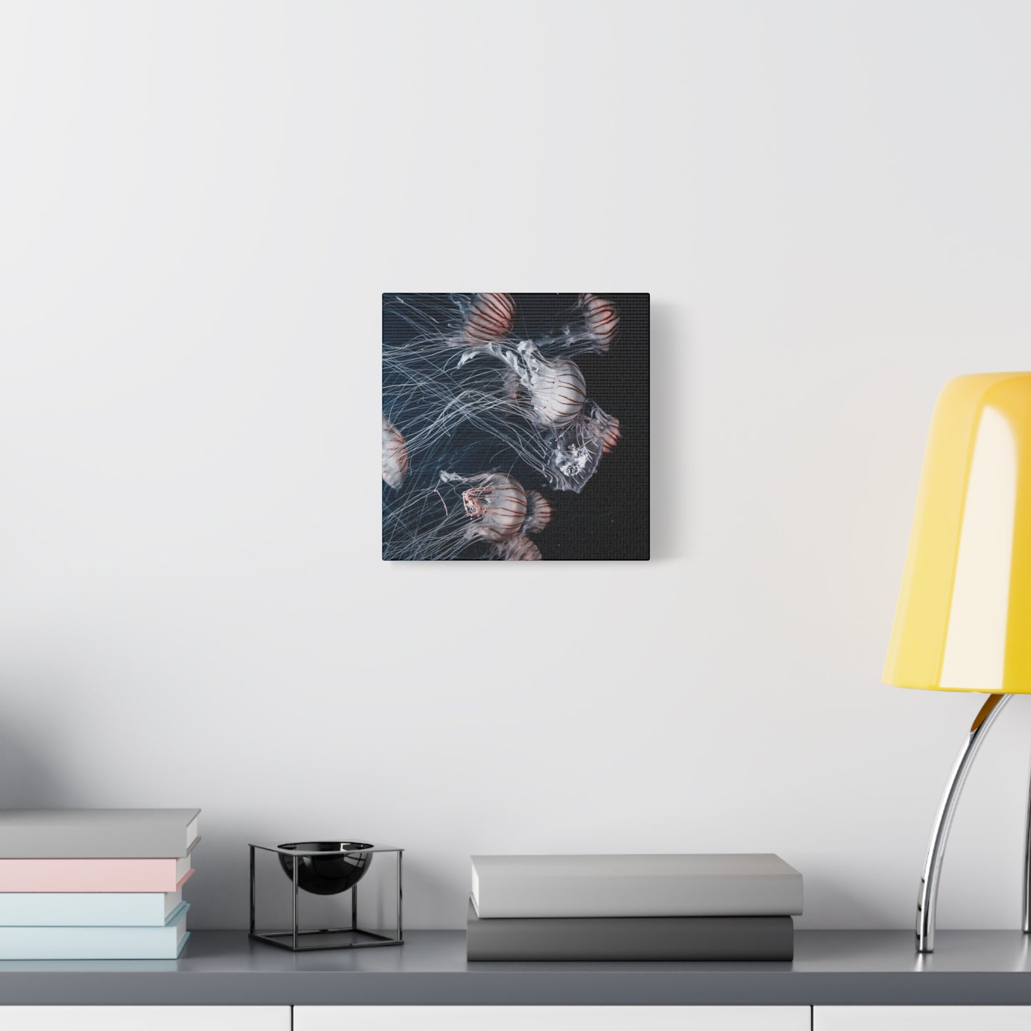 Jellyfish Swarm Matte Stretched Canvas