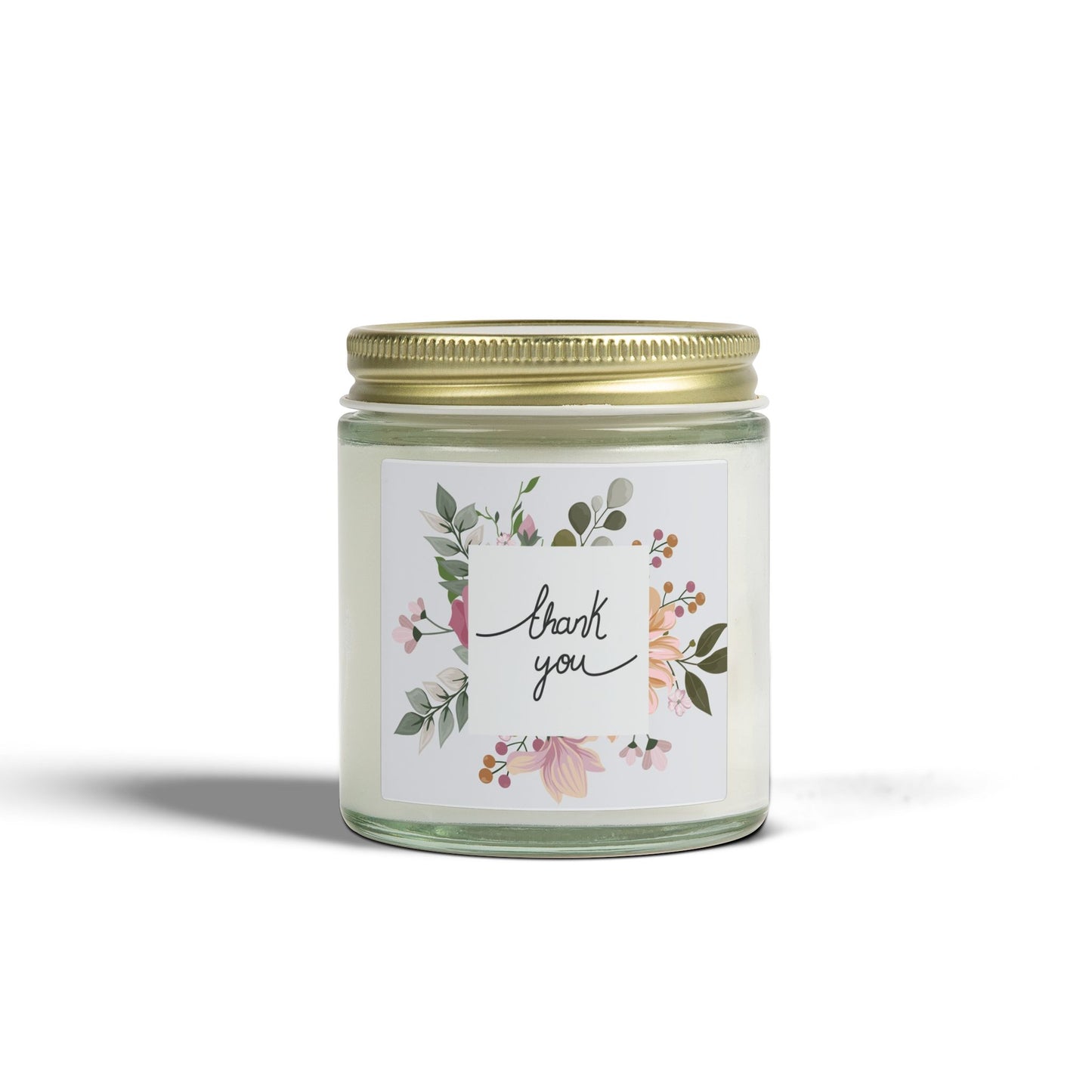 Thank You Scented Candle — Coconut Apricot Wax (4oz & 9oz)