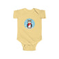 Infant Penguin Reindeer Bodysuit — Cute Holiday Baby Onesie