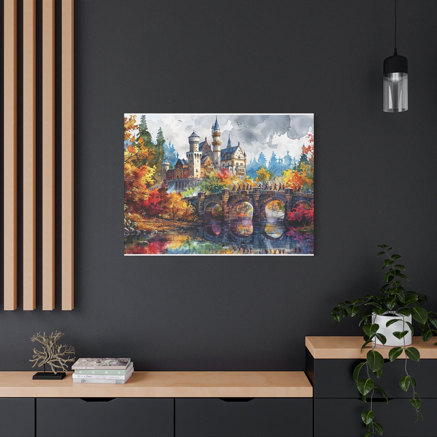 Matte Canvas, Stretched, 1.25" - Castle
