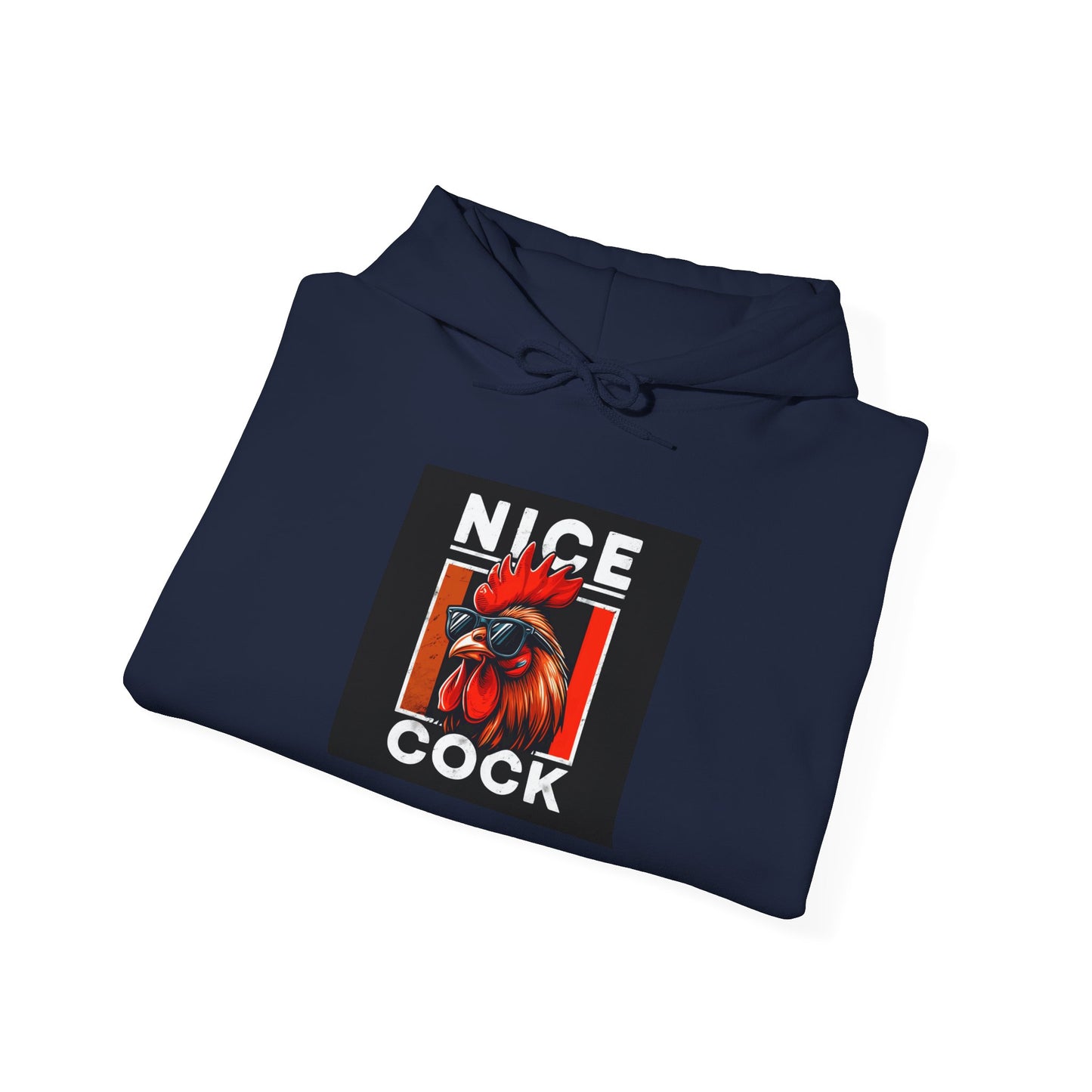 Rooster Graphic Hoodie – "Nice Cock" Bold Farmhouse Pullover
