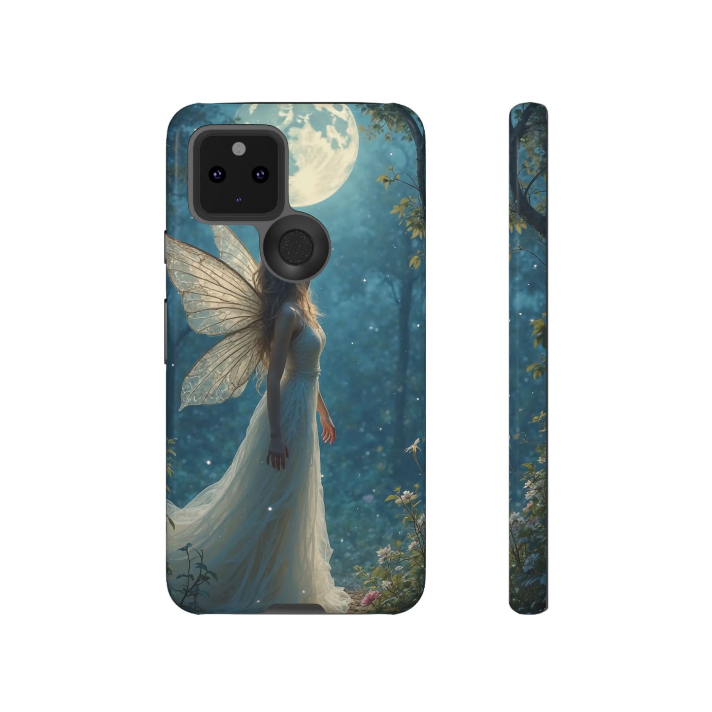 Fairy Moon Phone Case | Tough Cases for Nature Lovers, Fantasy Gift, Boho Phone Accessory, Ethereal Aesthetic, Magical Design