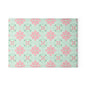 Glass Cutting Board – Pastel Pink & Mint Tile Pattern Kitchen Board