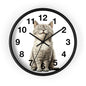 Smiling Tabby Cat Wall Clock — Cute Cat Decor for Living Room, Nursery & Gifts