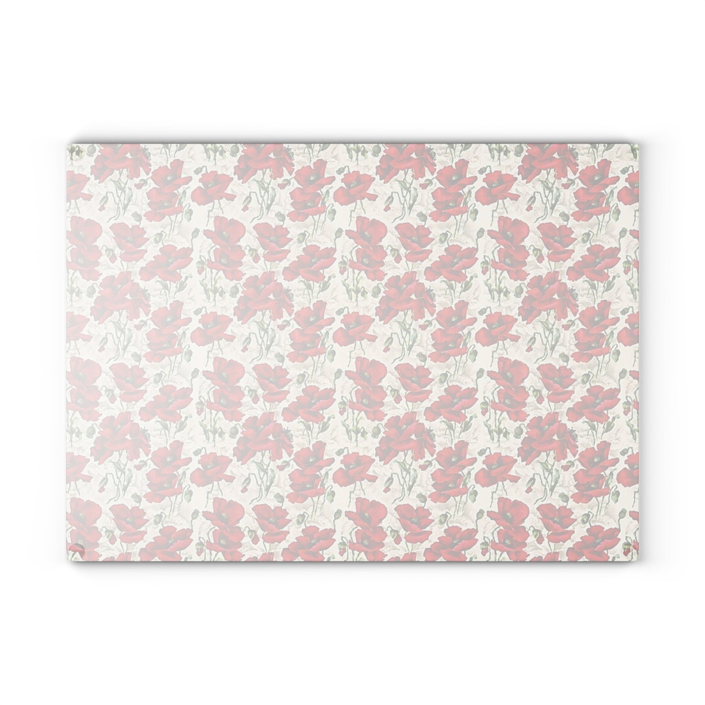 Elegant Floral Glass Cutting Board, Kitchen Decor, Gift for Cooks, Wedding Gift, Housewarming, Mother's Day