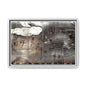 Framed Music Notes Canvas Print — Abstract Vintage Piano & Sheet Music Wall Art