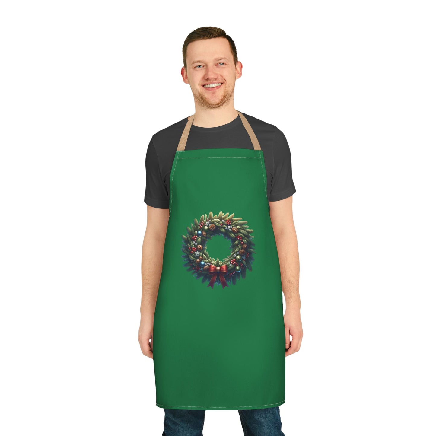 Apron, 5-Color Straps Christmas