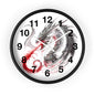Dragon Wall Clock — Red Breath Mythical Timepiece for Fantasy Fans