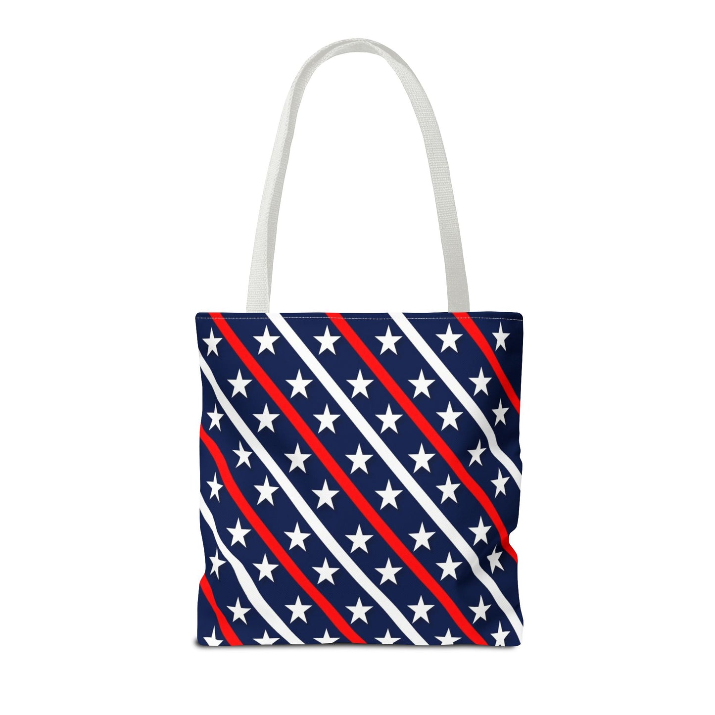 Patriotic Tote Bag, USA Flag Inspired