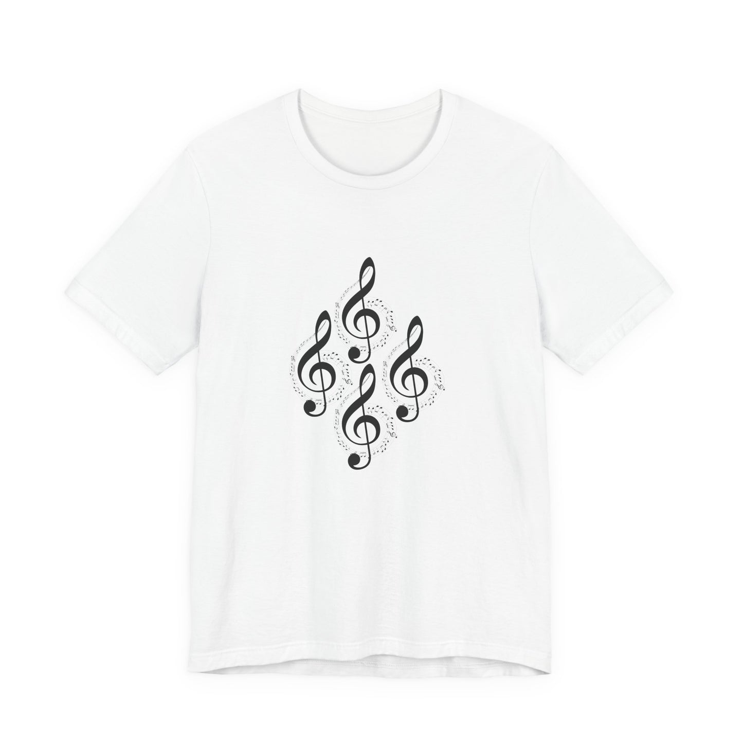 Musical Notes Tee - Perfect for Music Lovers, Casual Wear, Concerts, Festivals, Unique Gift Idea
