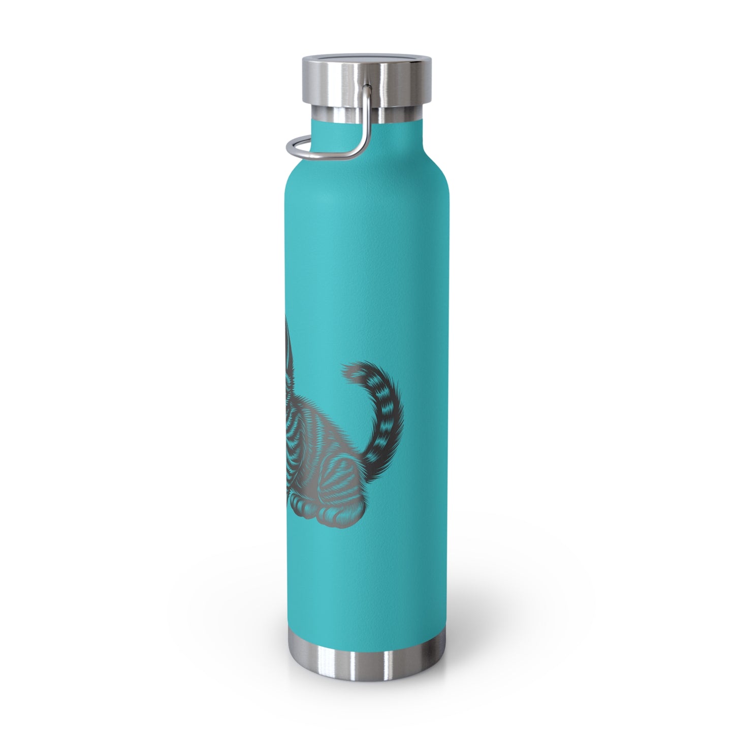 Cat and Butterfly Insulated Water Bottle -  22oz insulated bottle