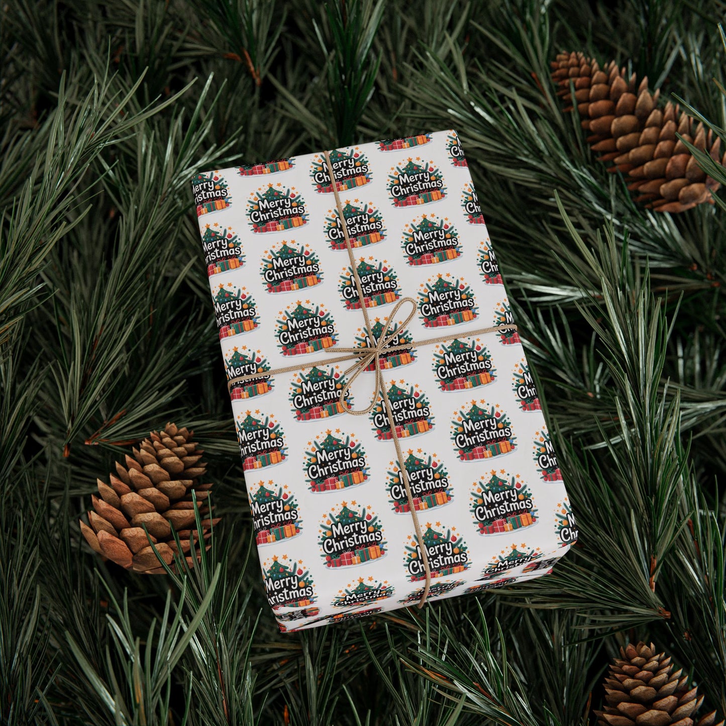 Festive Wrapping Paper, Holiday Gift Wrap, Merry Christmas Design, Party Supplies, Eco-Friendly Gift Wrap, Seasonal Celebrations