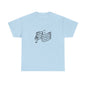 Music Notes T‑Shirt — Minimalist Sheet Music Tee for Musicians & Music Lovers