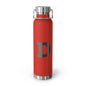 Personalized Copper Insulated Water Bottle, 22oz - "D" Custom Monogram