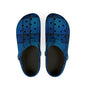 Blue Plaid EVA Foam Clogs — Lightweight Waterproof Garden Shoes