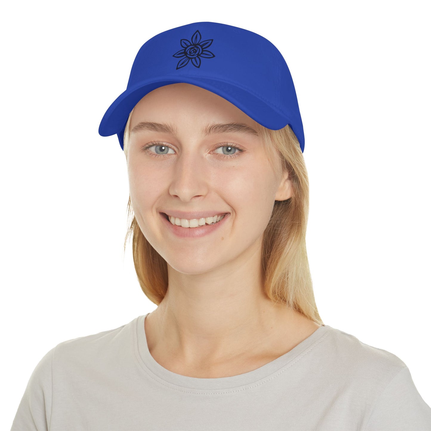 Stylish Floral Low Profile Baseball Cap, Casual Hat, Summer Accessory, Gift for Her, Trendy Headwear, Everyday Wear