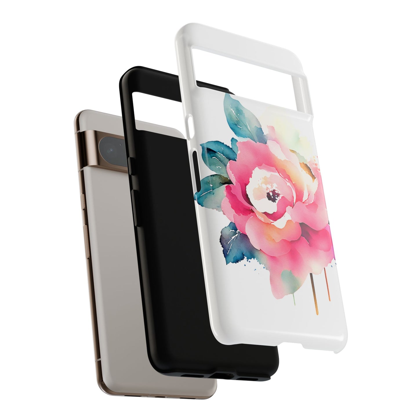 Floral Phone Case - Vibrant Rose Design