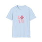 Love Cherry Blossom T-Shirt — Pink Floral "LOVE" Graphic Tee