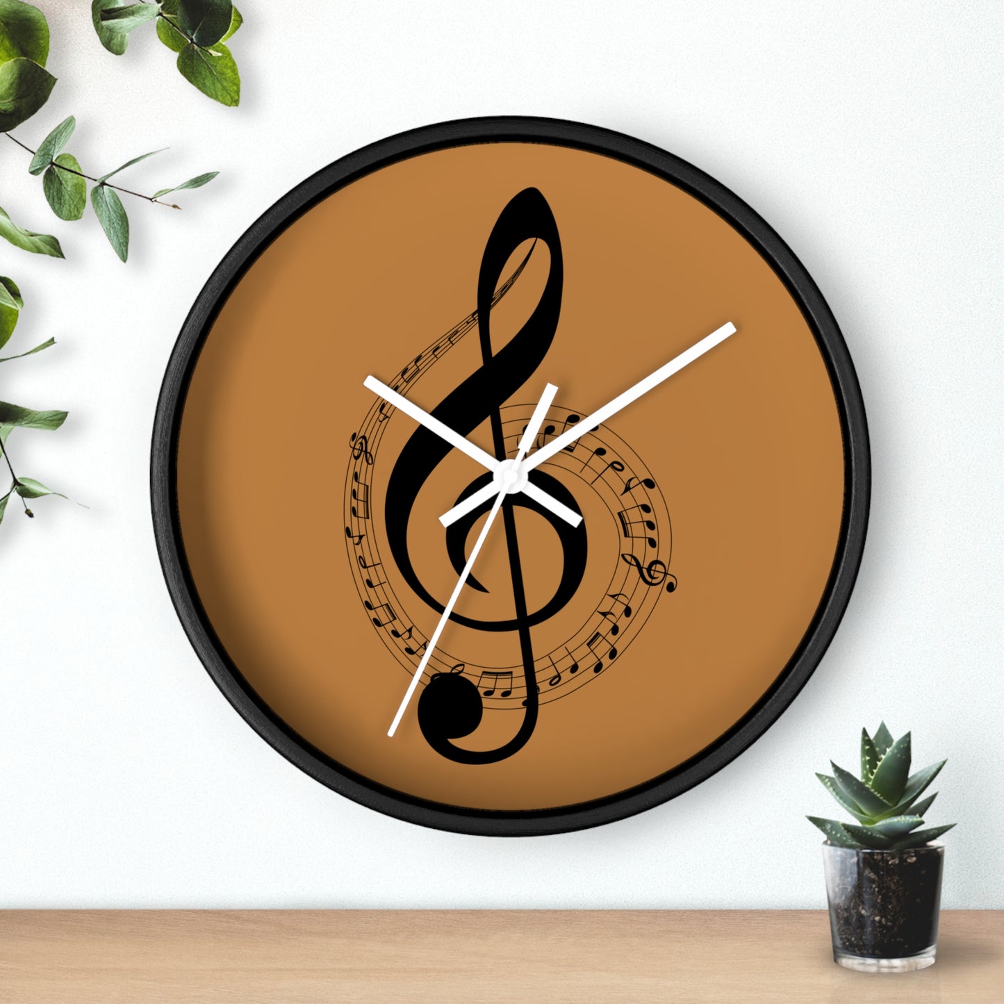 Musical Note Wall Clock