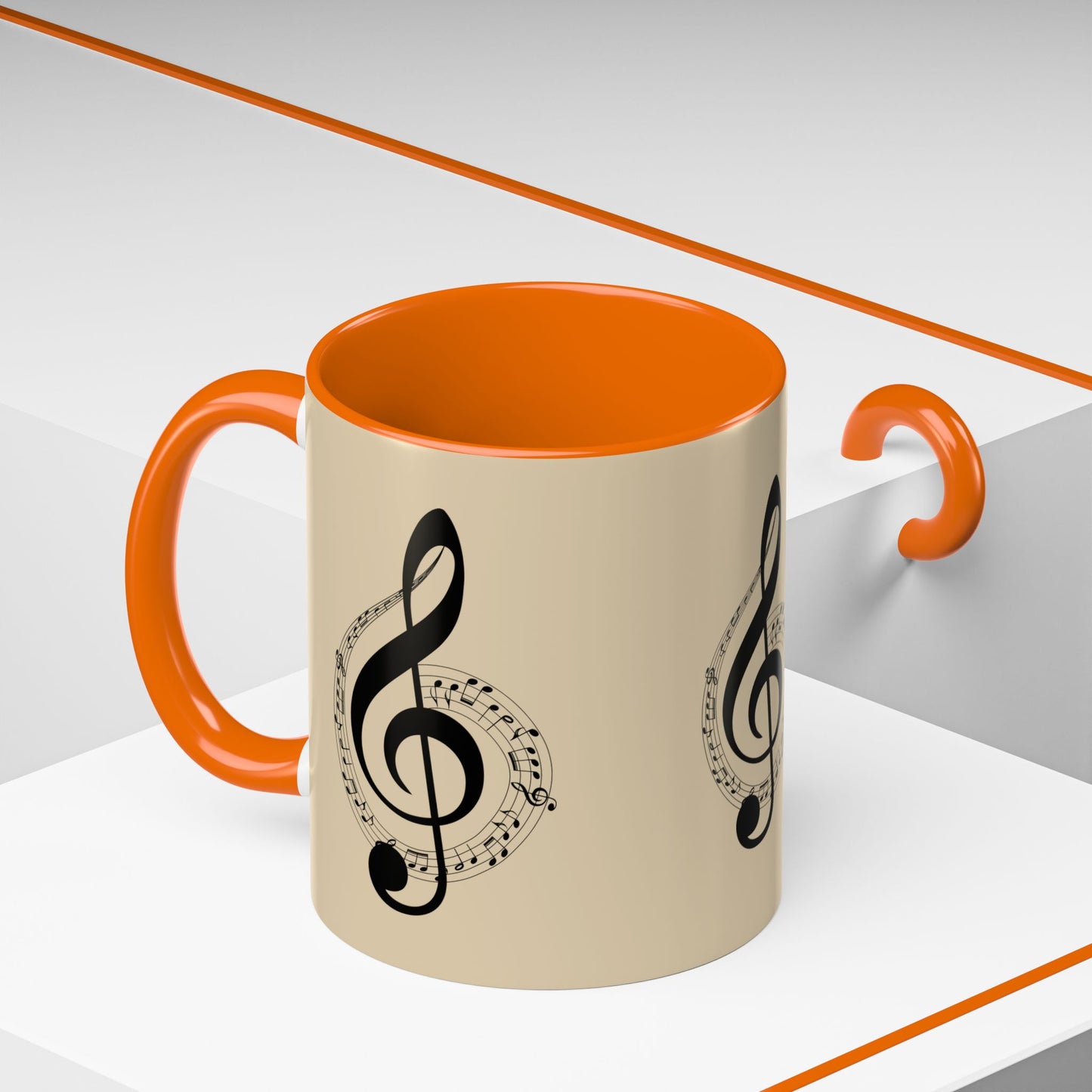 Musical Notes Coffee Mug - Perfect Gift for Music Lovers