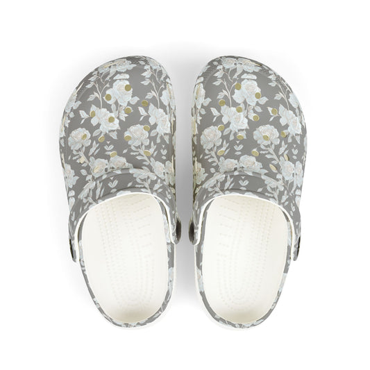 Floral Kid's EVA Foam Clogs, Comfortable Kids Slippers, Garden Party Clogs, Outdoor Play Shoes, Fun Summer Footwear