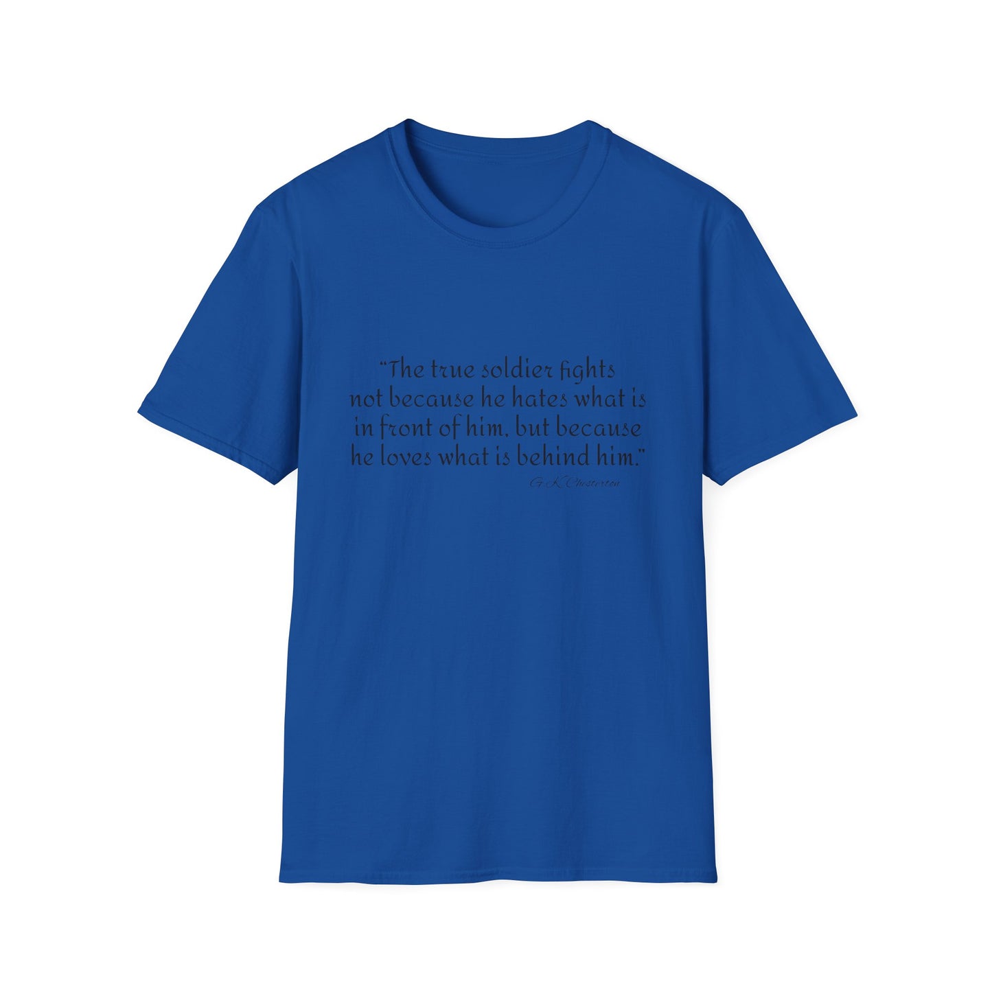 Inspirational Unisex T-Shirt, Gift for Soldiers