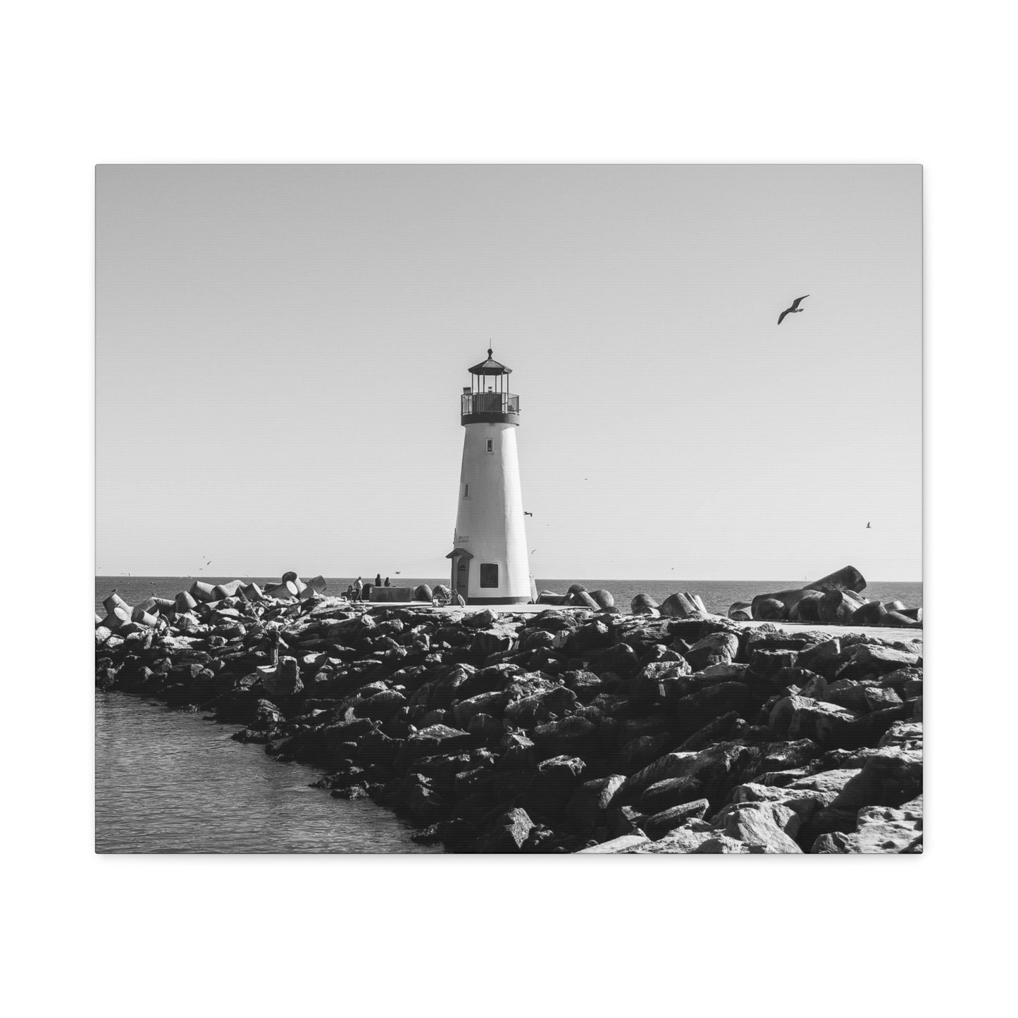 Matte Canvas, Stretched, 1.25" - Lighthouse