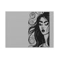 Gothic Woman Portrait Canvas Art — Matte Stretched Wall Decor