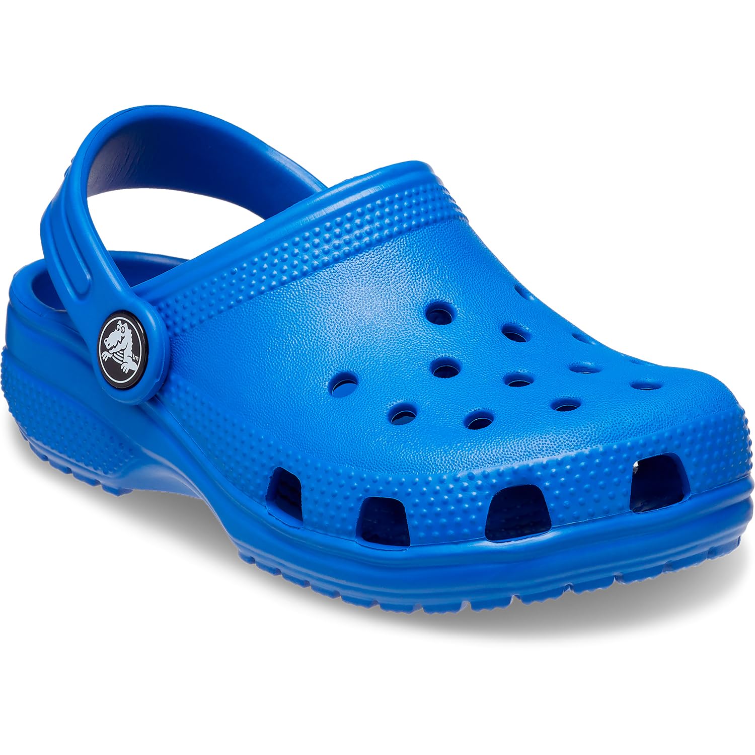 Crocs Kids Classic Clog (Toddler) - Clogs for Kids - Synthetic Upper - Ventilation Holes - Round Toe Blue Bolt 10 Toddler M
