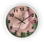 Floral Wall Clock - Elegant Timepiece, Home Decor, Gift for Flower Lovers, Mother's Day, Spring Decor, Nature Inspired