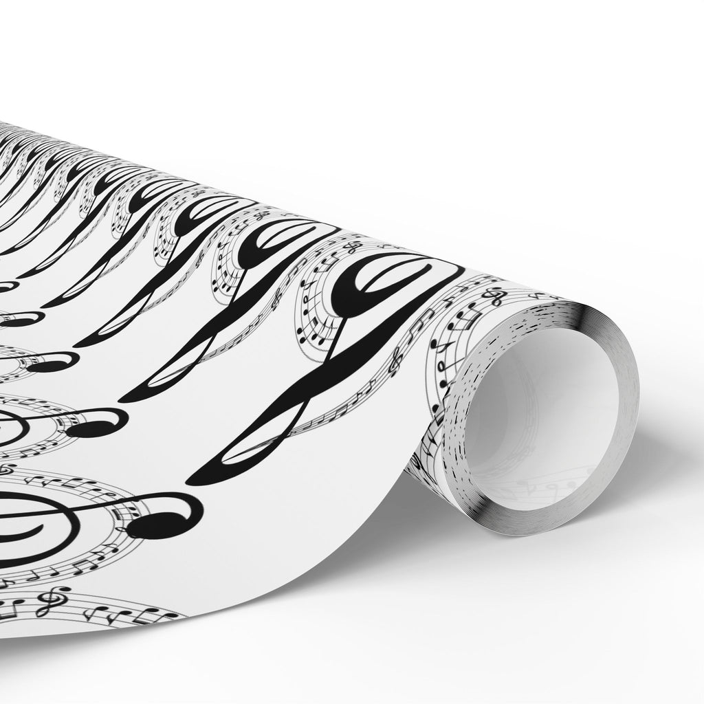 Musical Notes Wrapping Paper Perfect for Music Lovers