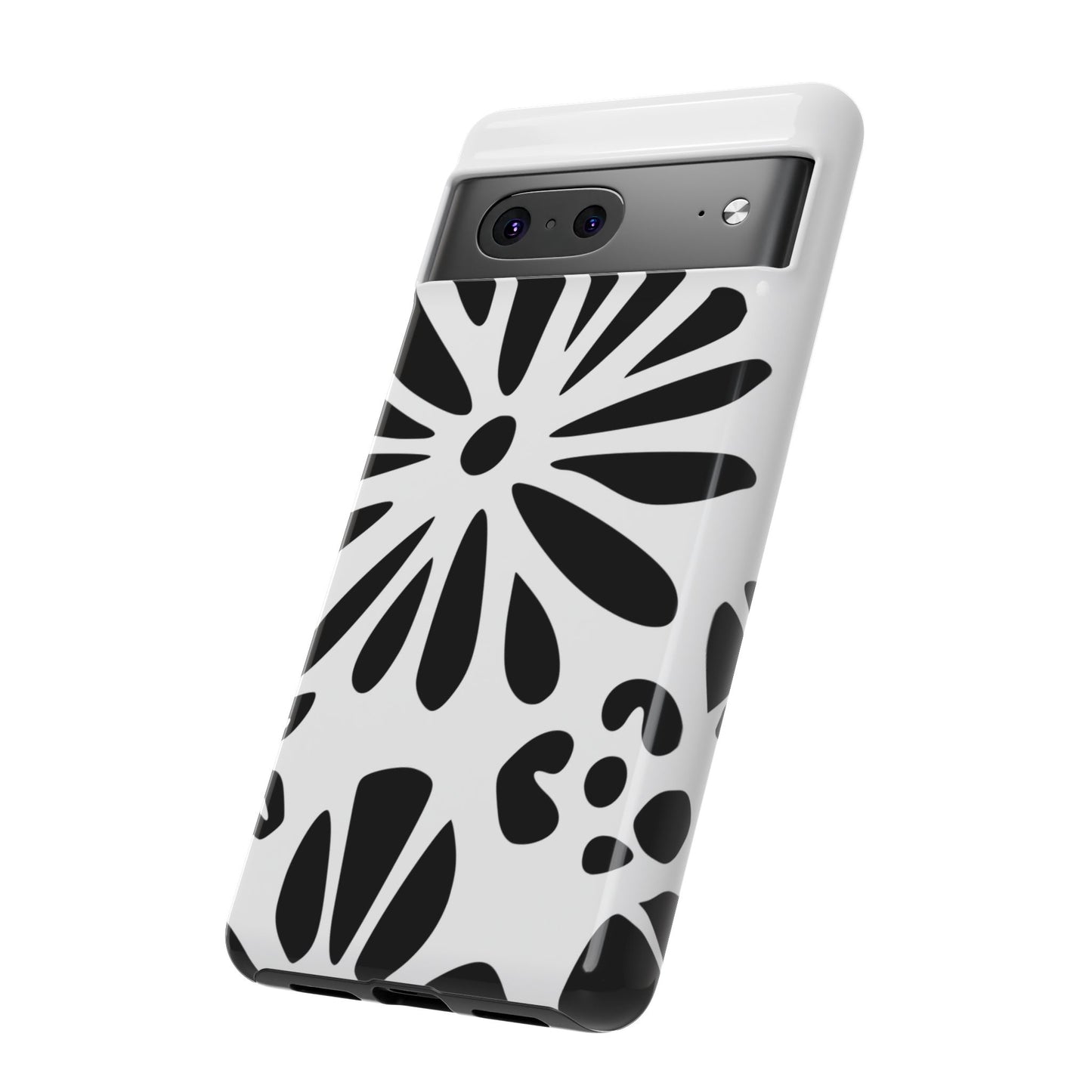 Stylish Phone Case with Floral Design, Tough Phone Cover for Her, Trendy Black and White Cell Phone Case, Unique Gift for Birthdays [...]