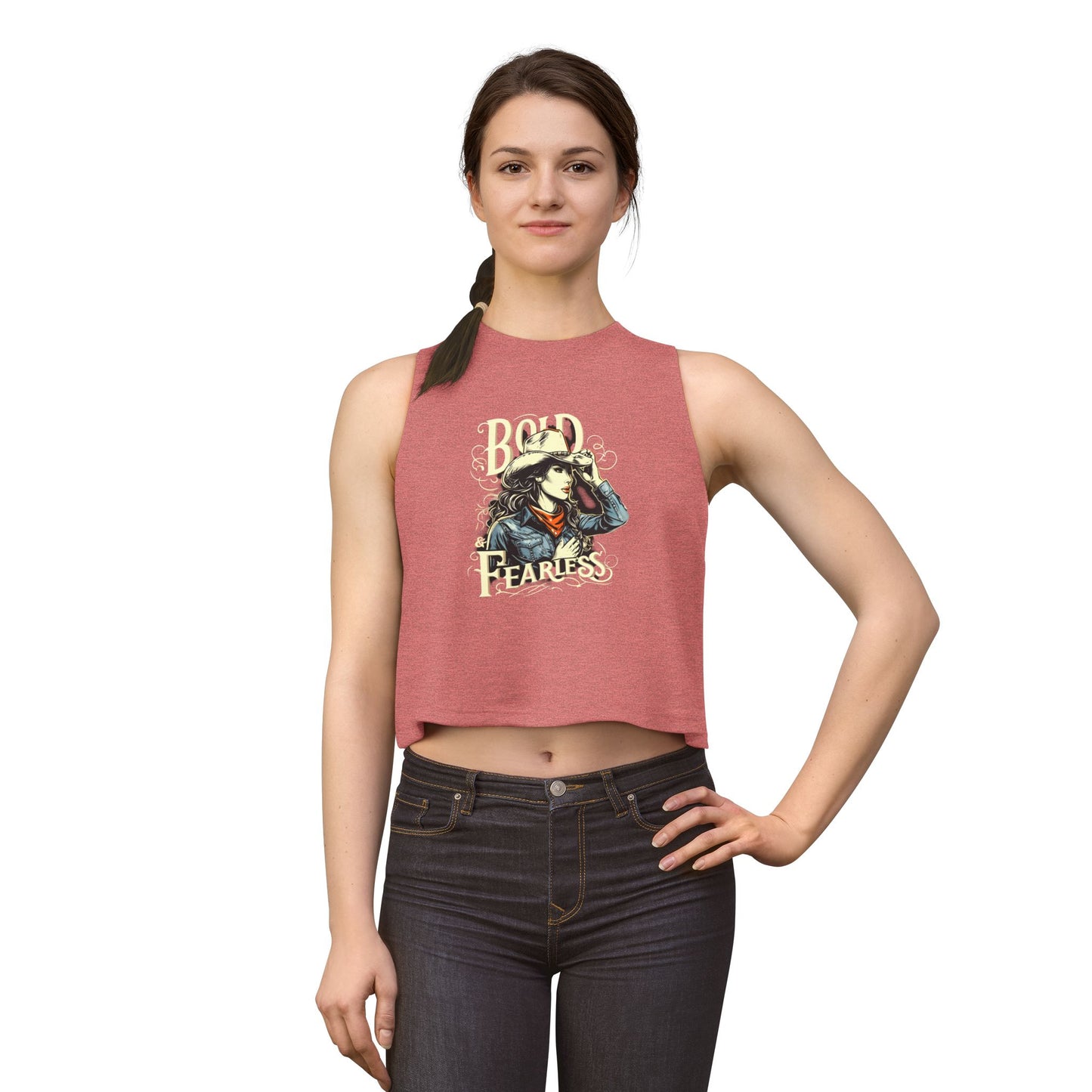 Bold & Fearless Cowgirl Crop Top