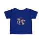 Infant Tee — Cute Cartoon Cats in Love Kids Shirt