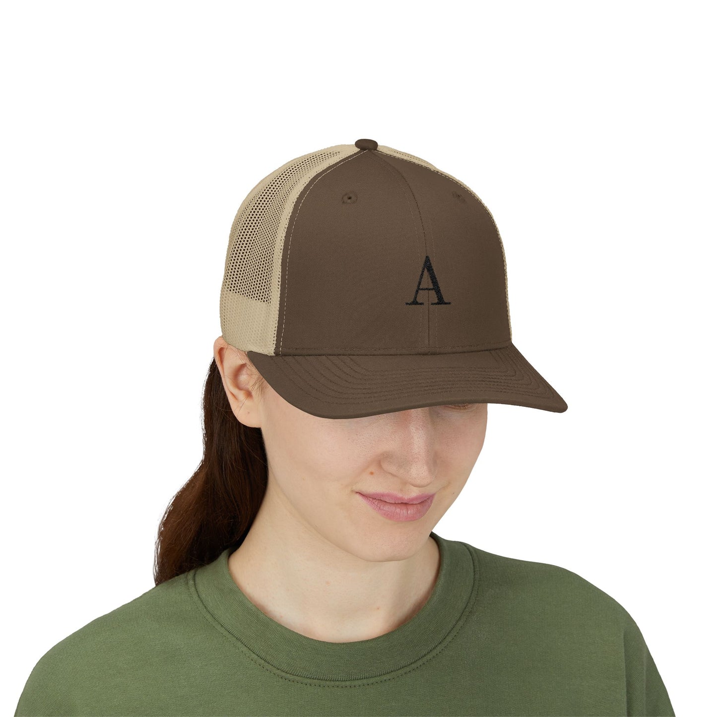Snapback Trucker Cap - Letter A