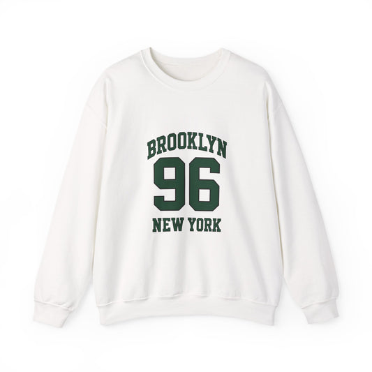 Crewneck Sweatshirt - Brooklyn 96 New York Vintage Athletic Pullover