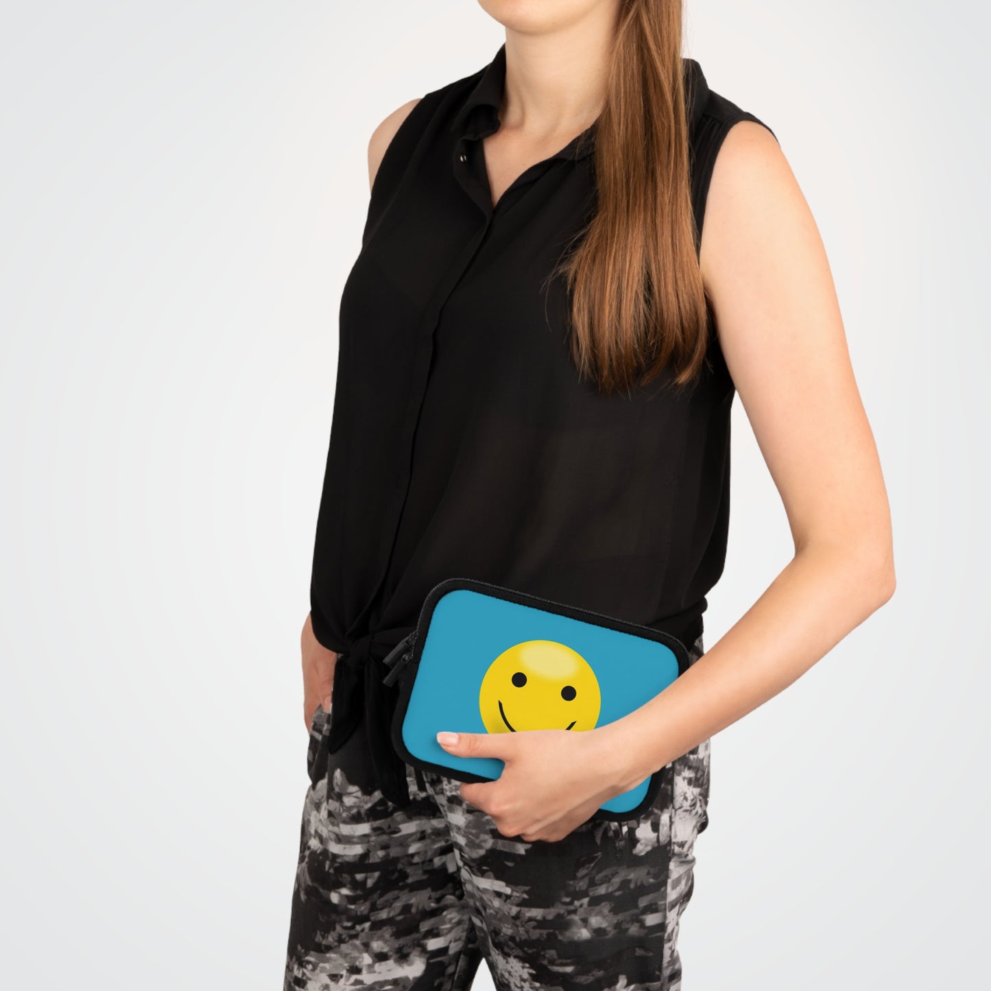 Smiley Face Laptop Sleeve | Cute Laptop Case