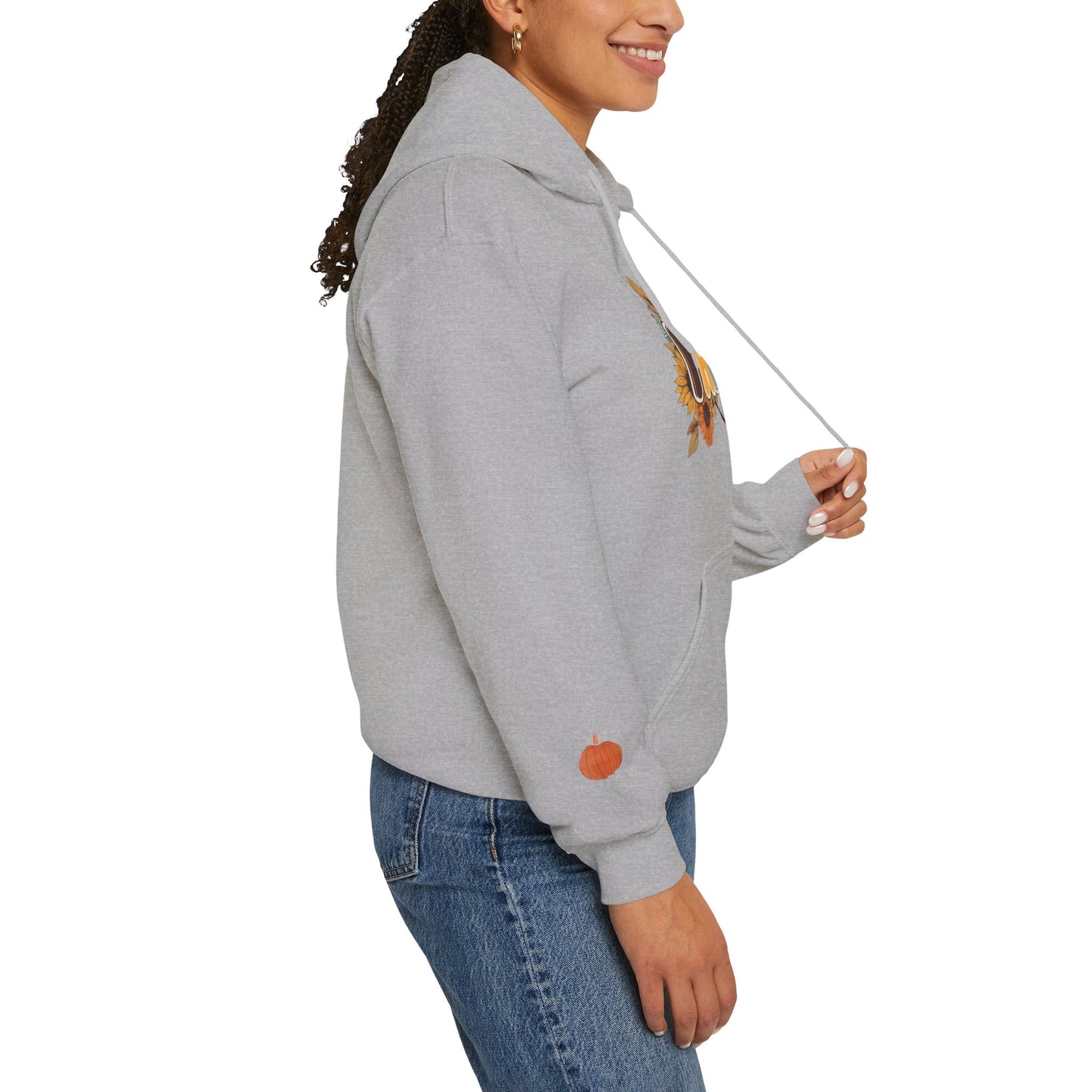 Cozy Fall Vibes Hoodie, Unisex Sweatshirt for Autumn, Pumpkin Design, Perfect for Thanksgiving, Gift for Friends, Seasonal Wear
